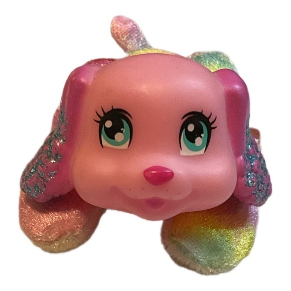 JUST PLAY Puppy Surprise PS Rainbow Plush Pink tye die Toy glitter Ears - Picture 1 of 8